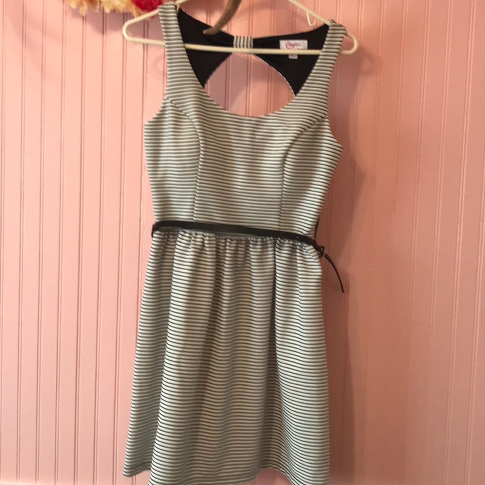 Black and white dress